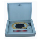 Fiber Optical Cable Termination Box, Indoor PLC Optical Splitter Box 16 Port, Floor Fiber Optic Distr
