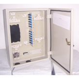 Indoor PLC Optical Splitter Box, Floor Optical Fiber Termination Box, High Density Fiber Optic Cable 